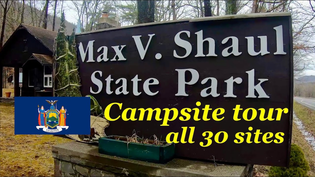 Max V. Shaul State park Campground Site tour, all 30 sites & ADA compliant sites Catskills (camping)