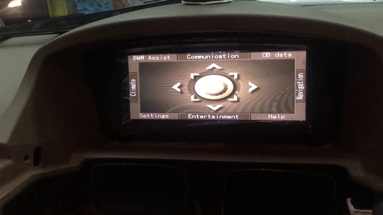 BMW E65/66 Android Touchscreen Installed