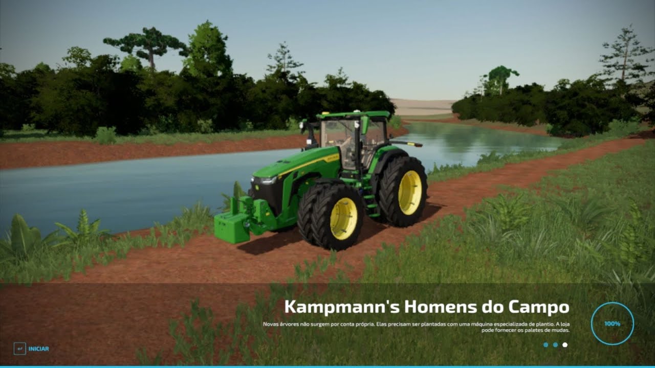 Apresenta&ccedil;&atilde;o final do mapa ''Kampmann's Homens do Campo''