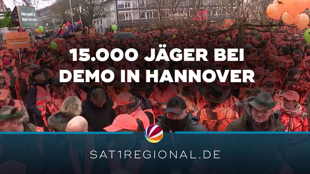 15.000 Jäger demonstrieren gegen geplante Gesetzesänderung