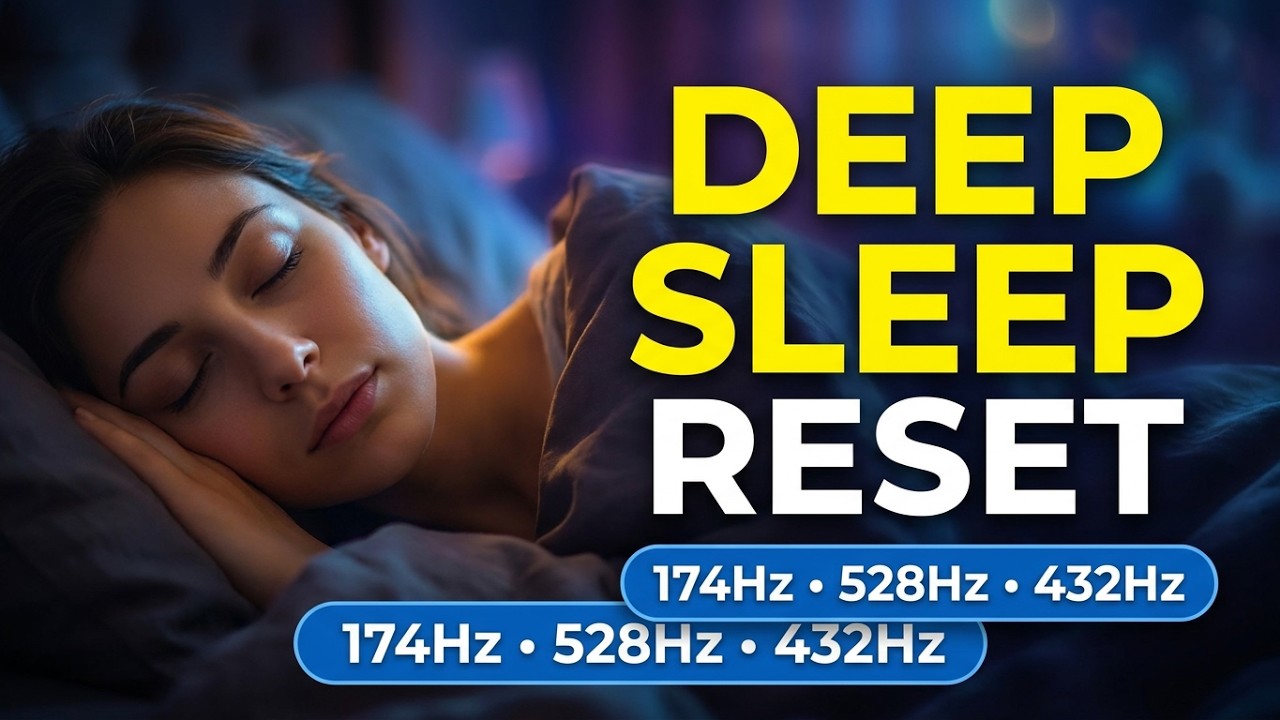 Fall Asleep Instantly 🌧️ 174Hz 528Hz 432Hz | 7 Hour Healing Therapy