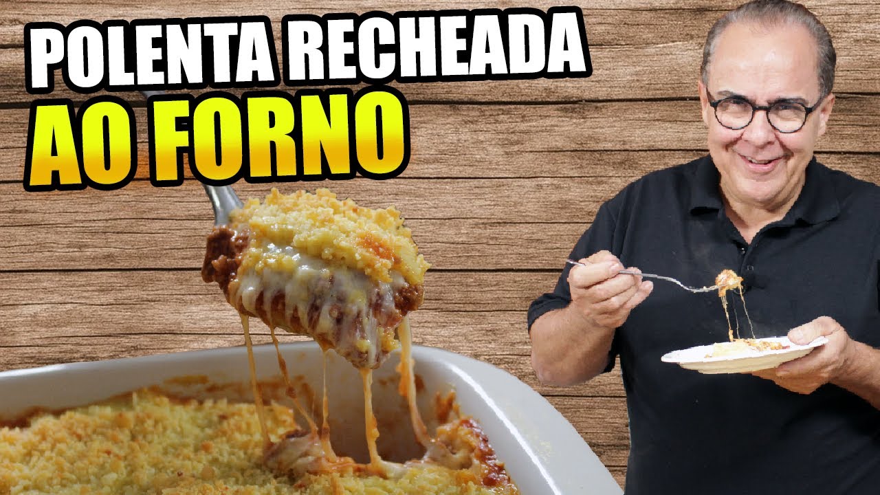 Polenta Recheada ao Forno do Chef Taico