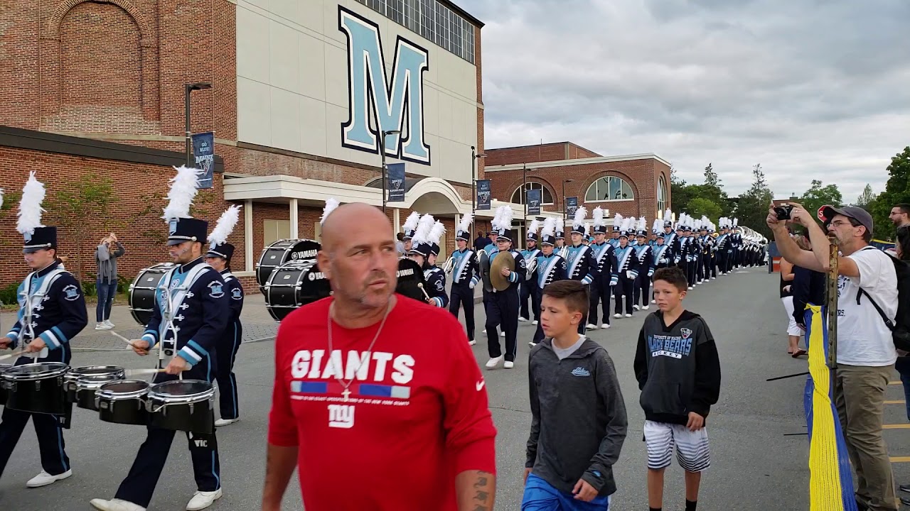 The 2018 UMAINE Marching Band and Dance Team