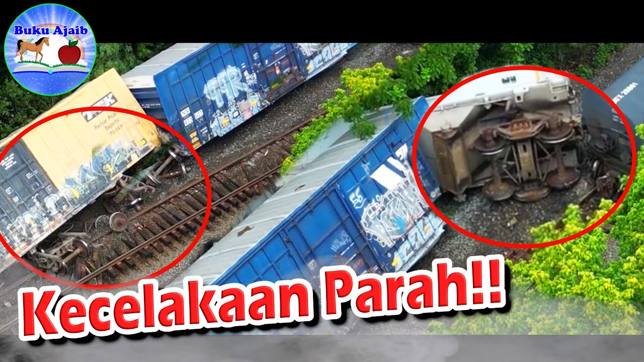 Proses Evakuasi Kecelakaan Gerbong Kereta Api | Sekilas Info | Buku Ajaib