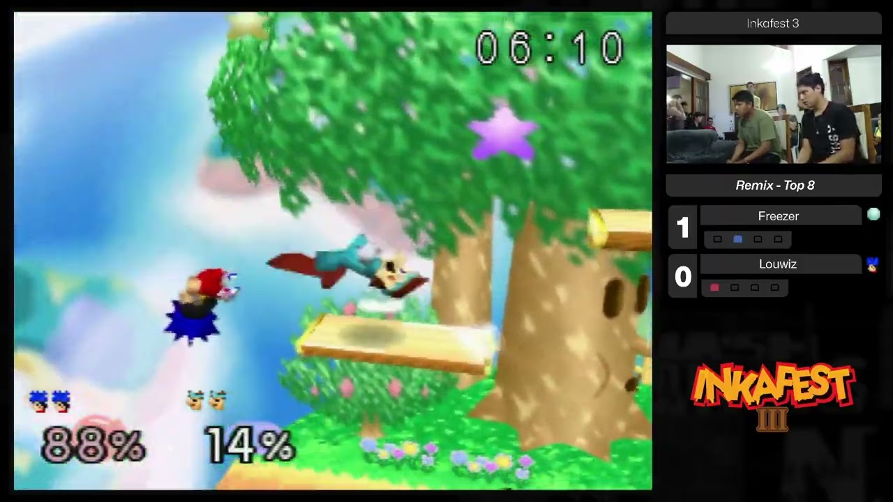 Inkafest 3 Smash Remix Winners Final Freezer (Dr. Luigi) vs Louwiz (Goemon, Falco) Smash 64 SSB64