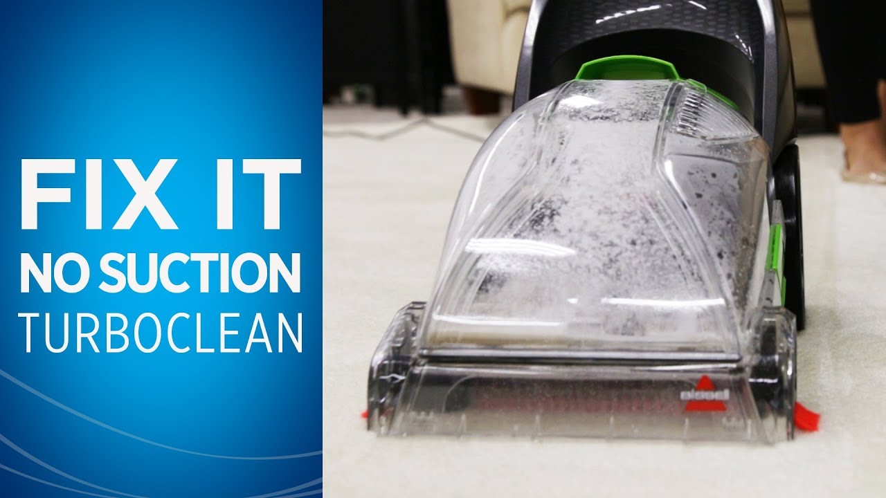 What to do if your TurboClean&trade; loses suction