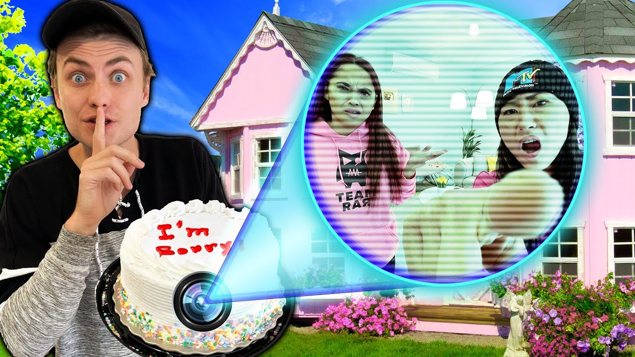 I SNUCK a hidden spy camera into the Girls Only House!!