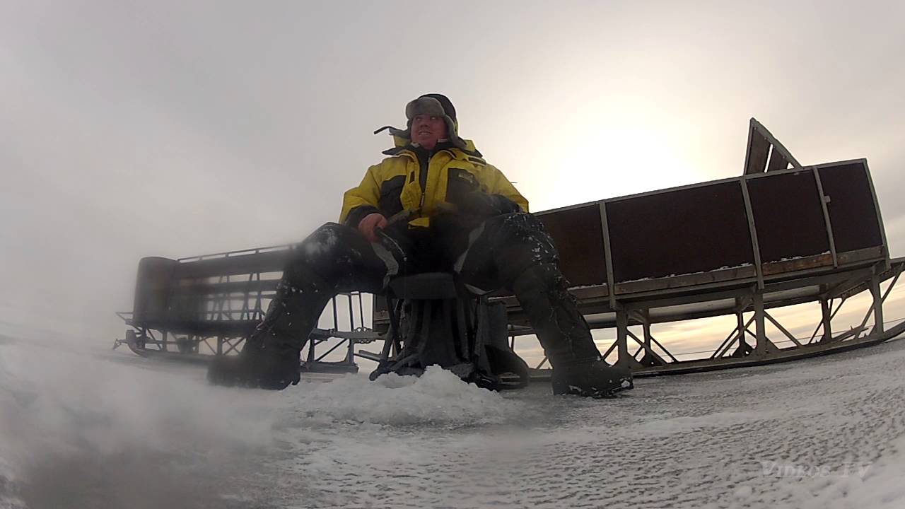 Ice fishing on Lake Peipsi 2