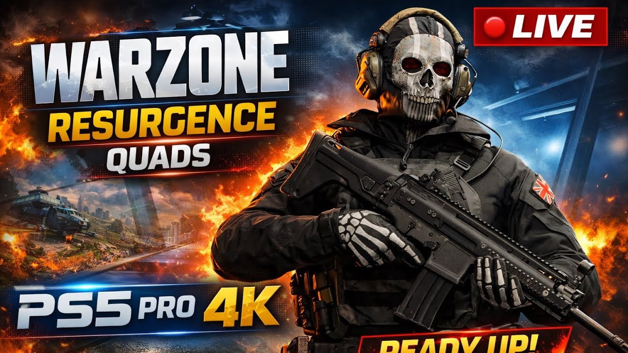 🔴 LIVE Warzone Resurgence Quads | Lobby Hunting 😈 PS5 Pro 4K
