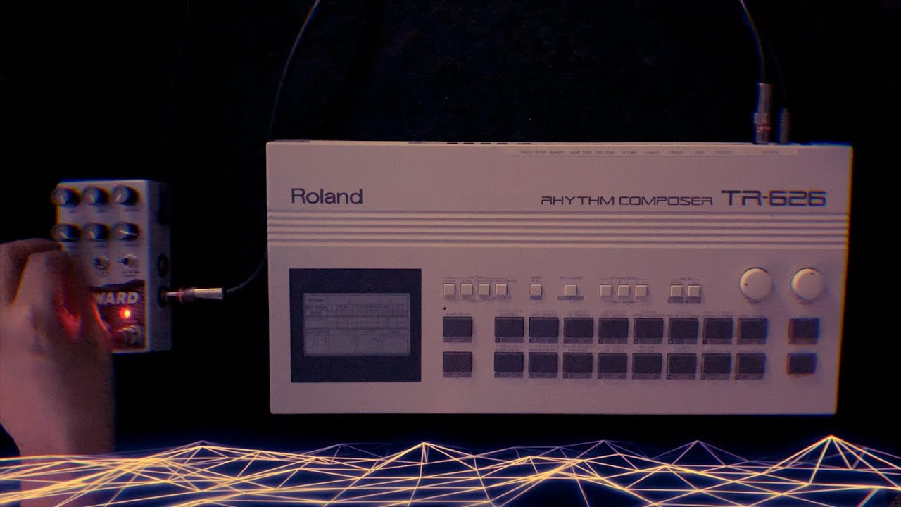 𝙊𝙉𝙒𝘼𝙍𝘿 \\ with a synth and drum machine \\