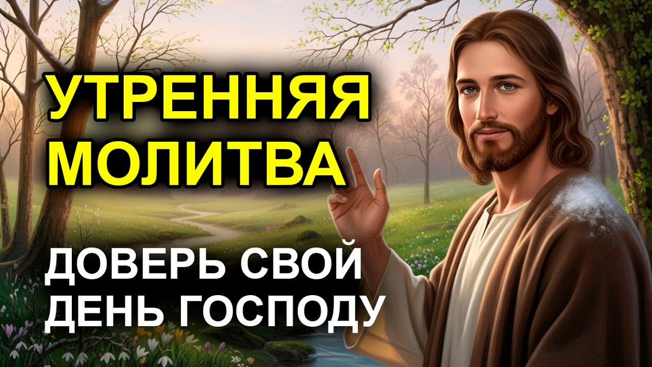 УТРЕННЯЯ МОЛИТВА БОГ САМ ПОЙДЕТ ВПЕРЕДИ ВАС И РАСЧИСТИТ ПУТЬ СЕГОДНЯ!