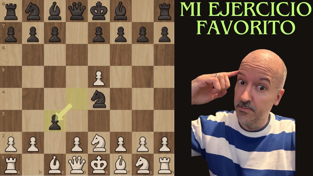 MEJORA al AJEDREZ con este EJERCICIO (Válido para todos los niveles!)