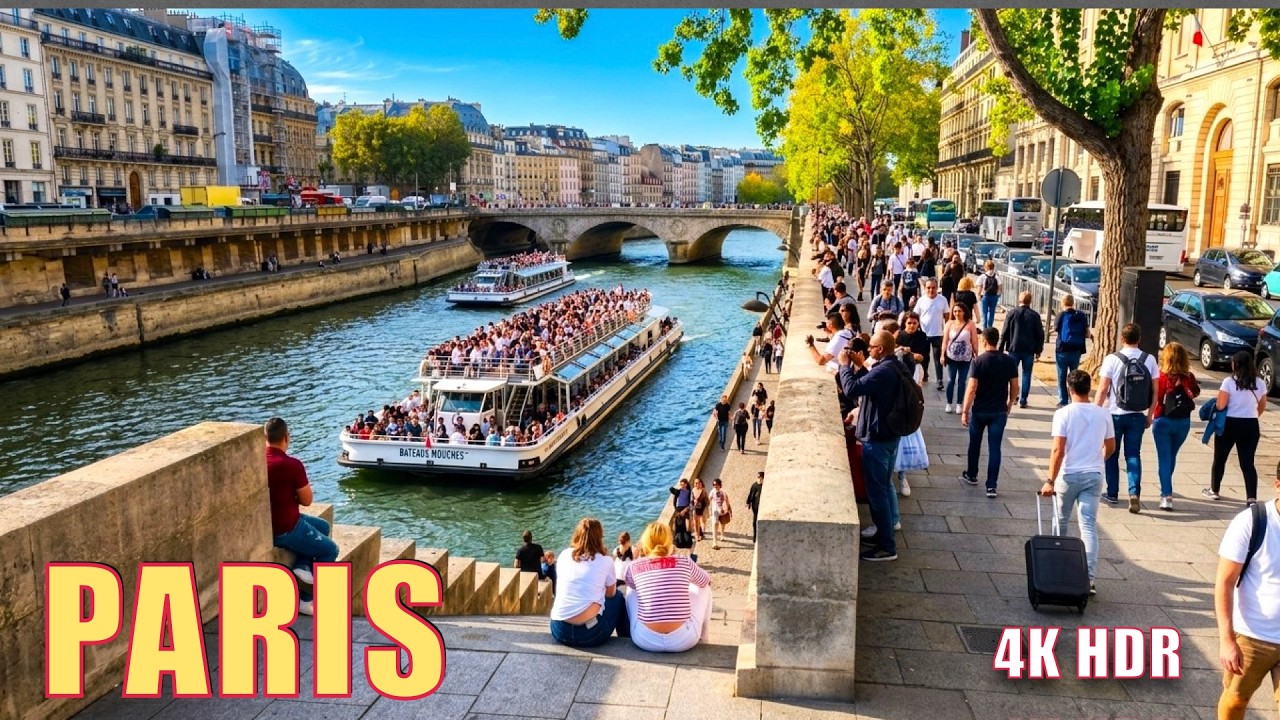 PARIS WALKING TOUR 4K HDR_ Notre Dame to Louvre Museum in Autumn (October 2026)