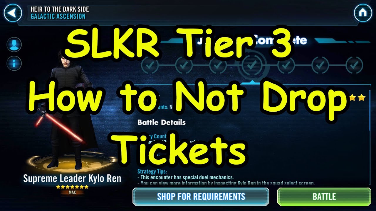 Supreme Leader Kylo Ren Tier 3 Unlock Guide - 100% Success Rate
