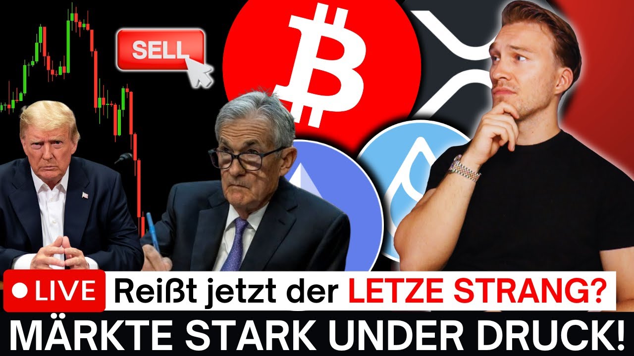 🔴 Krypto LIVE: EXTREMER STRESSTEST! Crashen wir heute weiter runter?