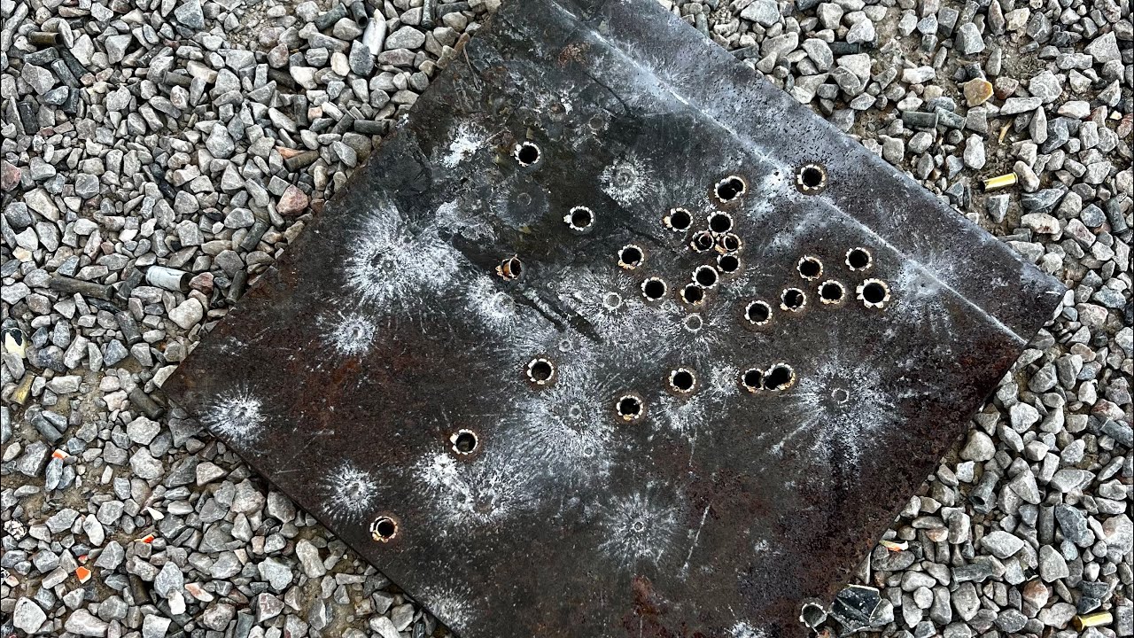 Steel plate vs bullets what can it stop?
