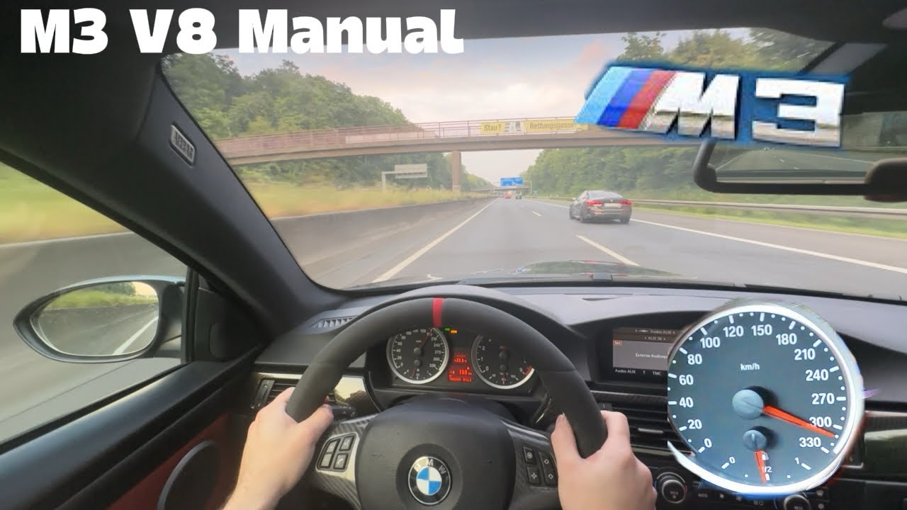 300+ KM/H | POV BMW M3 E92 4.0 420 HP |TOP SPEED | M exhaust system ( NO SPEED LIMIT)