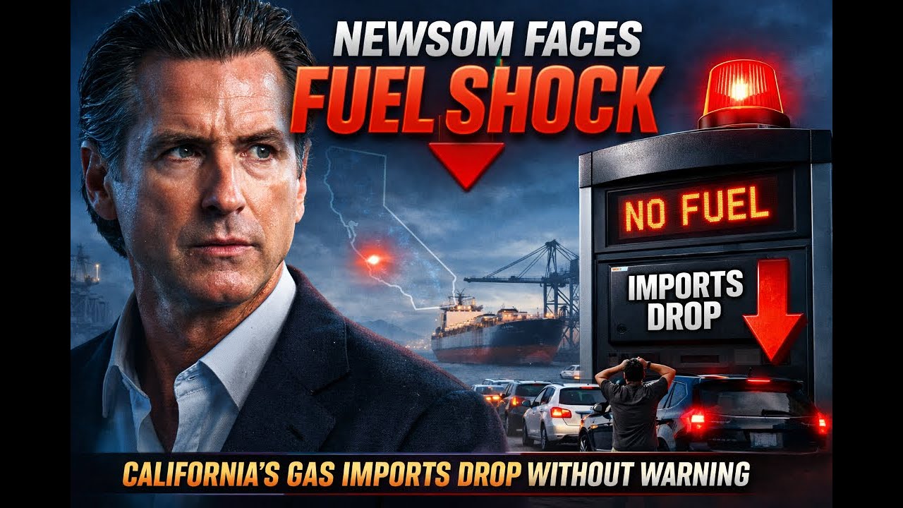 Newsom Faces Fuel Shock: California’s Gas Imports Drop Without Warning | Ava Sterling