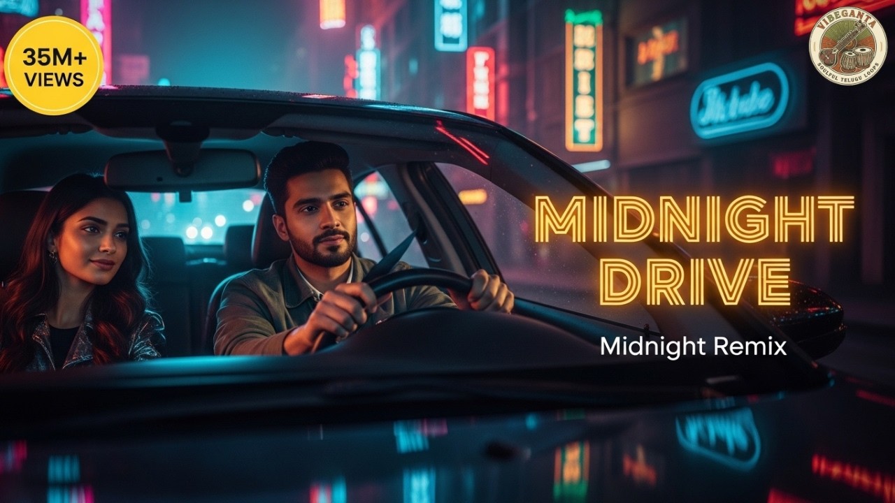 Midnight Drive Telugu Song 2026 | Night Drive Melodies | VibeGanta