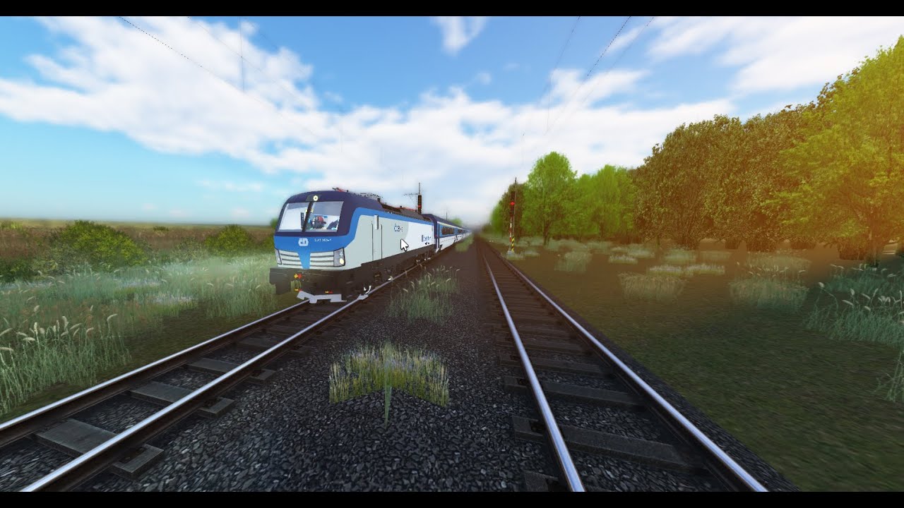 Cseh Vectron! Train sim Roblox Cseh vonatok !