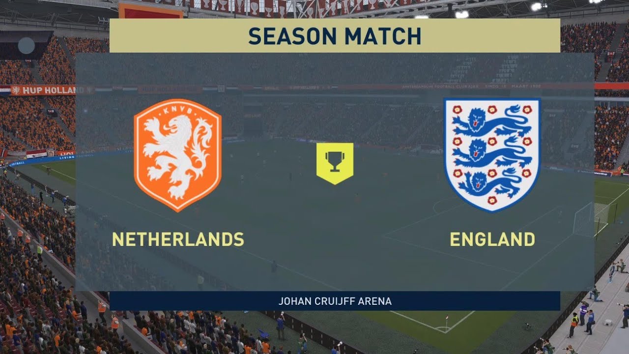 FIFA 21 PS5 - Netherlands vs England full match | online seasons