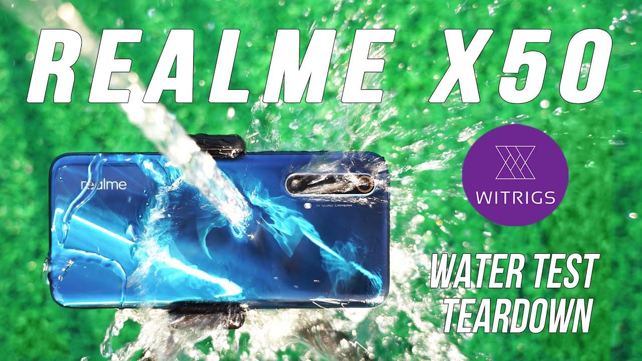 Realme X50 Waterproof Test
