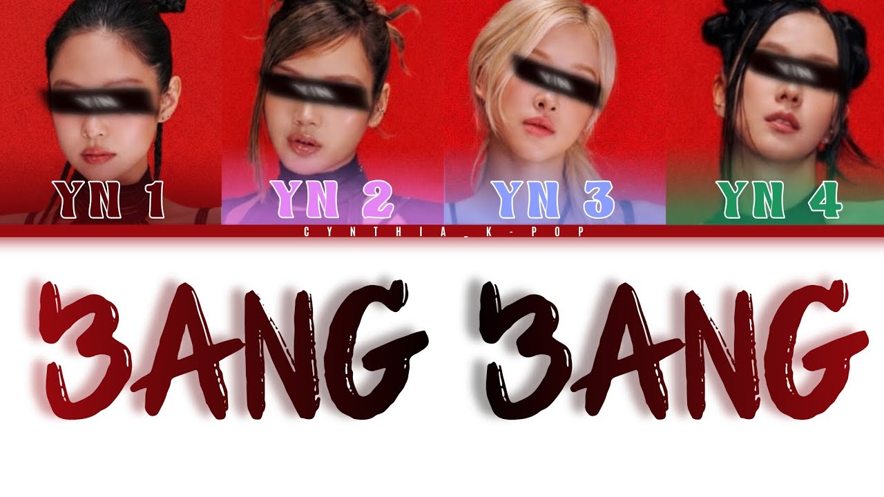 BANG BANG by Ive (Your Girl Group) 4 members version (Colour Coded Lyrics) | Cynthia_k-pop |