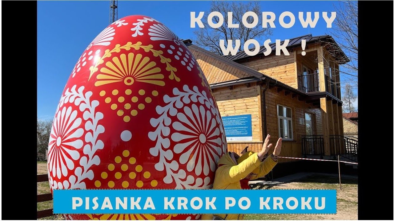 Malowanie jajka woskiem z barwnikami do wosku | krok po kroku z tłumaczeniem | ENG SUB |