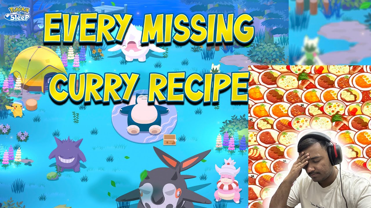 I MADE EVERY RECIPE I WAS MISSING IN POKEMON SLEEP (Curry Week)