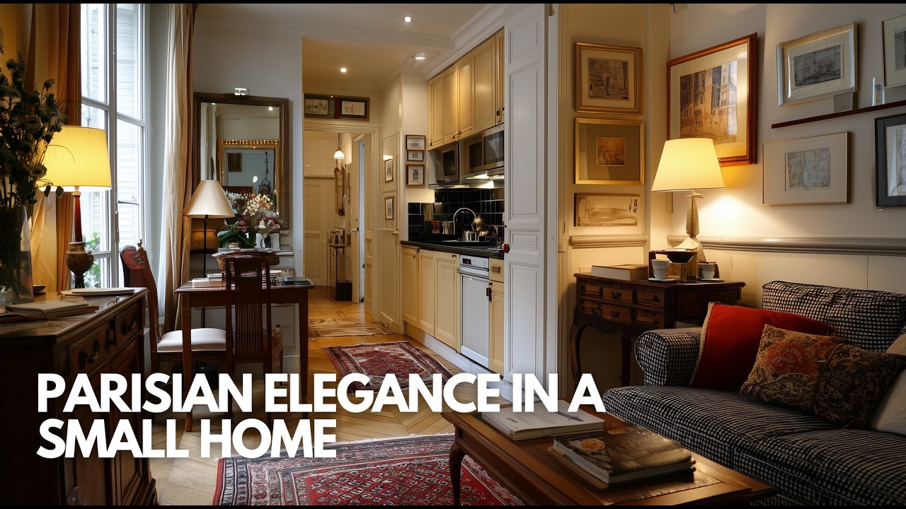 Parisian Elegance in a Small Home: Elegant Living Without the Clutter
