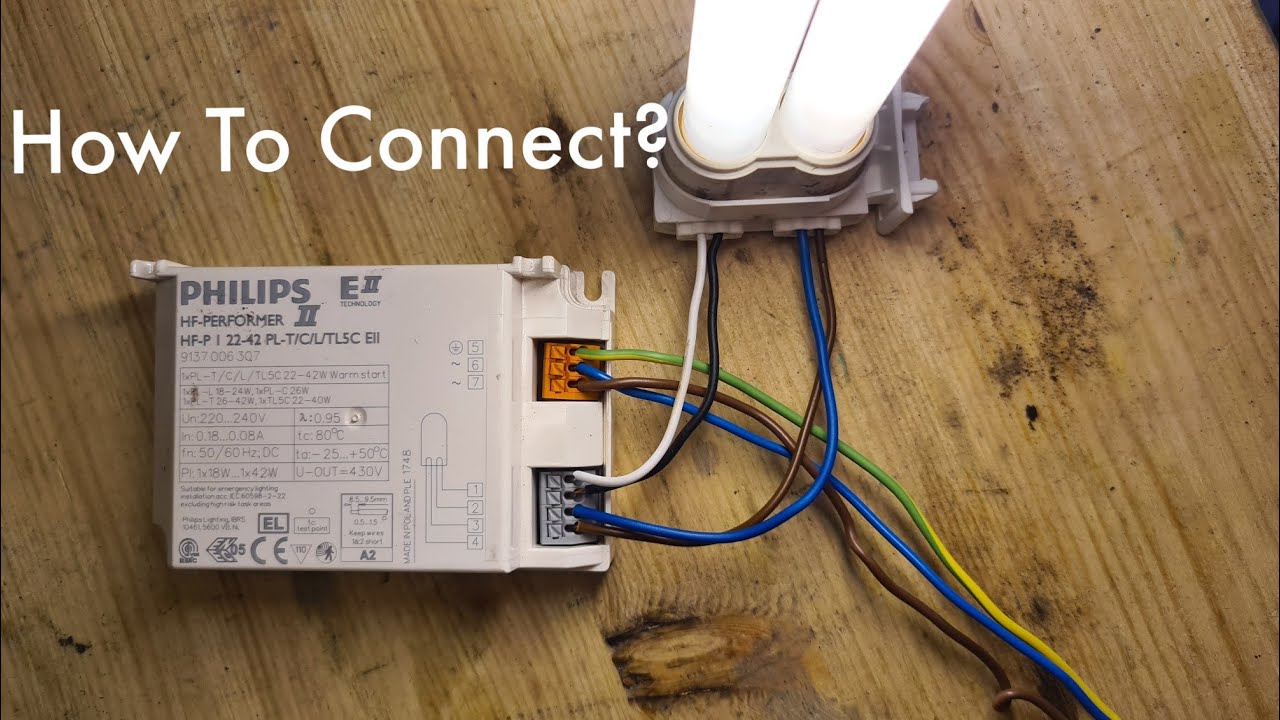 How To connect A PL-L Ballast!