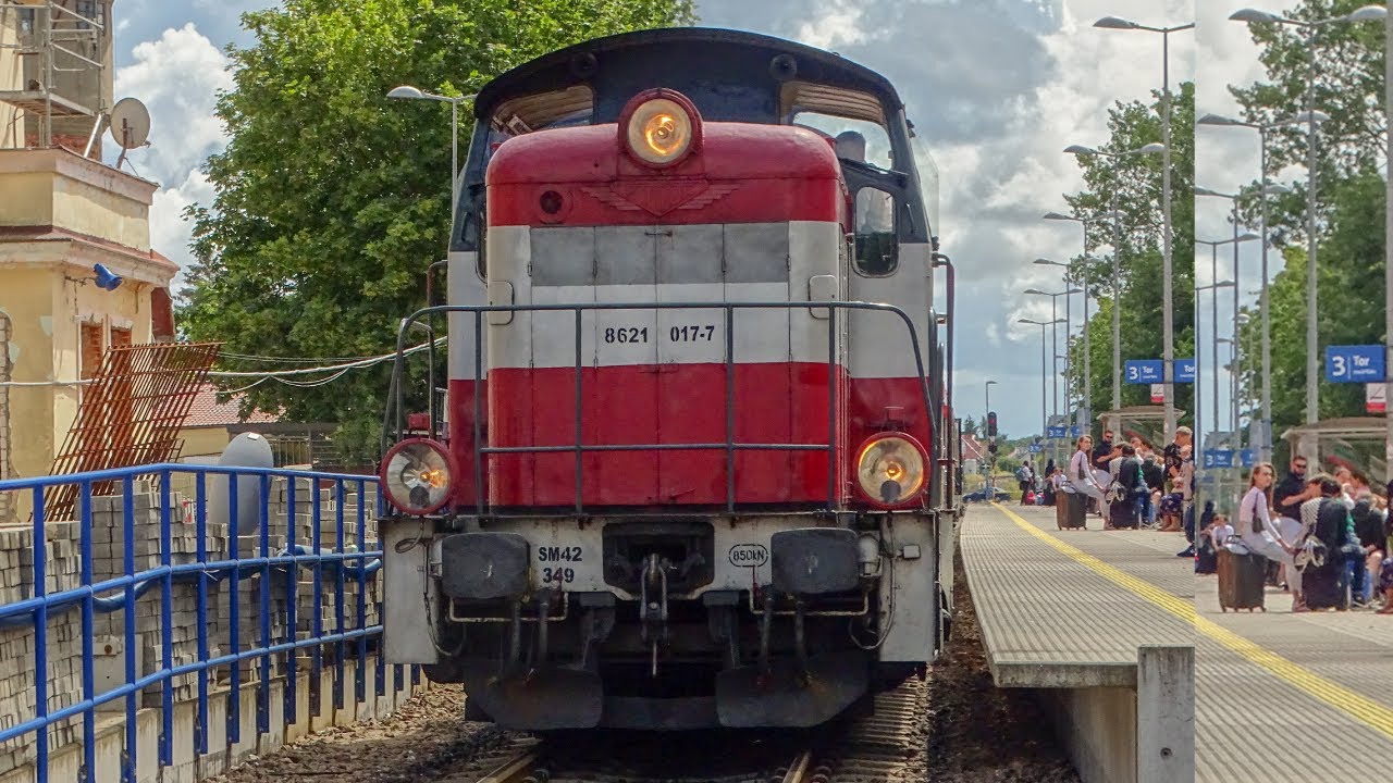 SM42-349 Polregio w trzech ujęciach we Władysławowie | 10.07.2022|