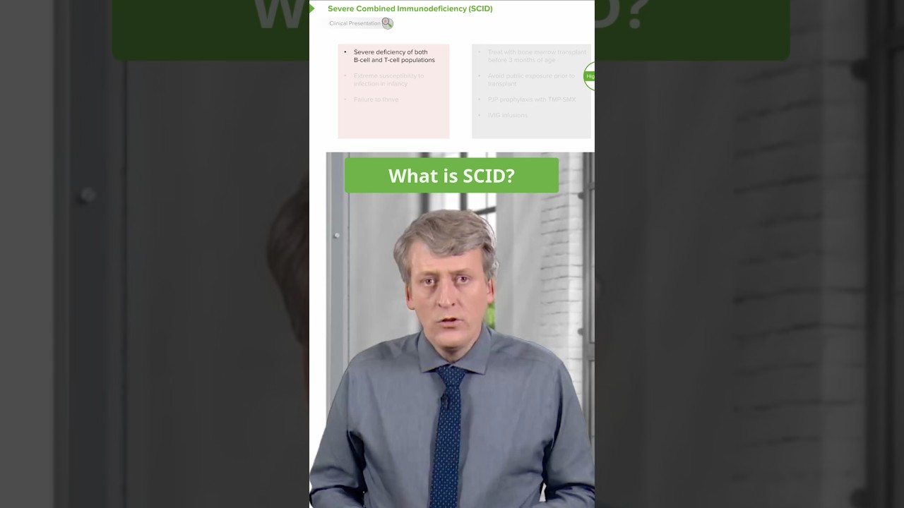 SCID: Early Detection & Bone Marrow Transplant for Infants 👶