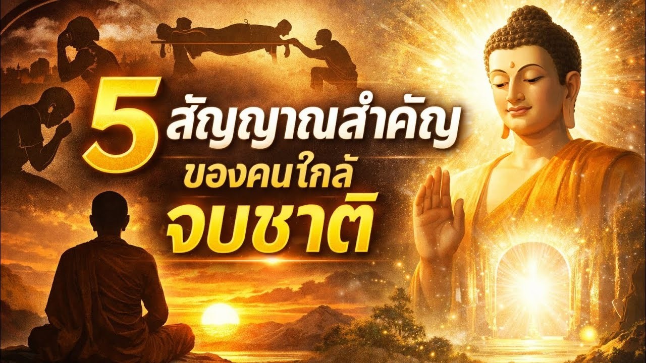 คนใกล้จบชาติ จะมี 5 สัญญาณนี้ | พระพุทธเจ้าชี้ชัด ผู้เห็นโลกตามจริง จะไม่อยากเกิดอีก