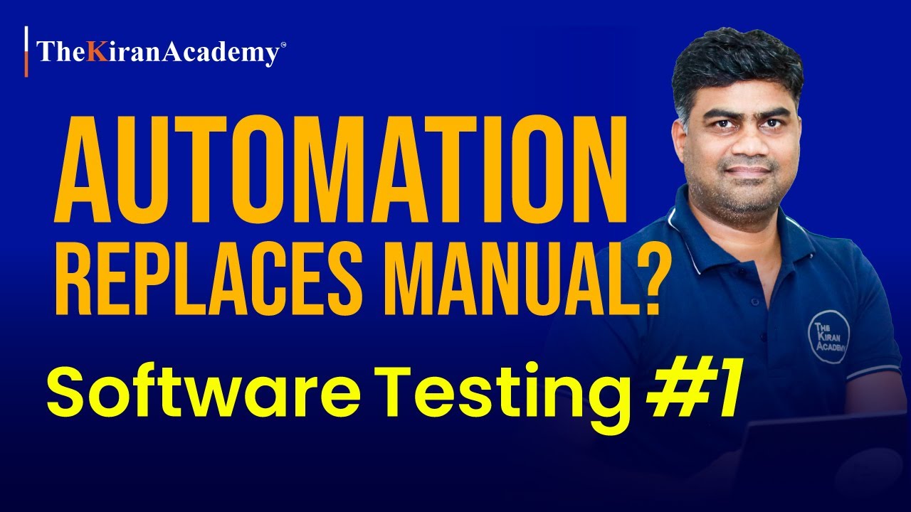 Software Testing Tutorial In Hindi | Part-1 | Manual vs Automation Testing | #kiransir