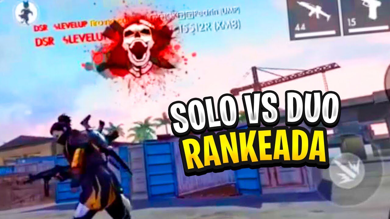 FIZ UMA JOGADA INACREDITÁVEL NO SOLO VS DUO RANKED - FREE FIRE
