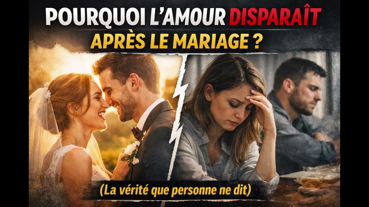 POURQUOIi l’amour disparaît après le mariage ? (La vérité que personne ne dit)