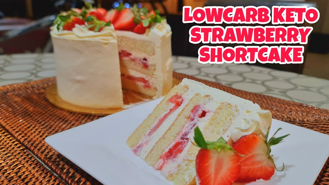 LOWCARB KETO STRAWBERRY SHORTCAKE