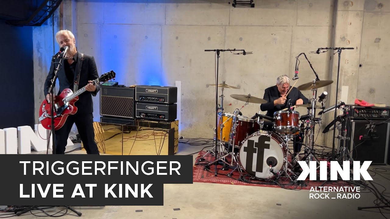 Triggerfinger speelt 'Stars', 'Come Clean' en 'Let It Ride' in de KINK Live Bunker