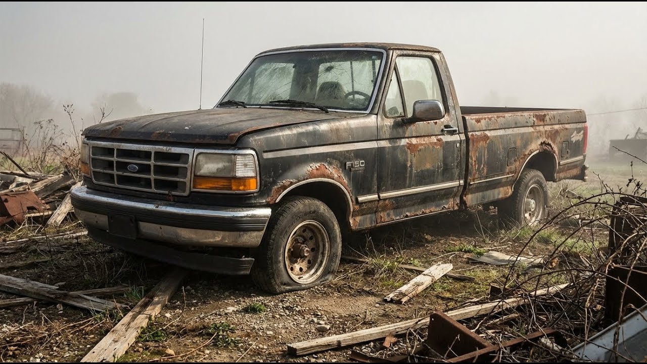 ASMR Car Restoration! Full Restoration 1995 Ford F150 from Abandoned State to Looking New