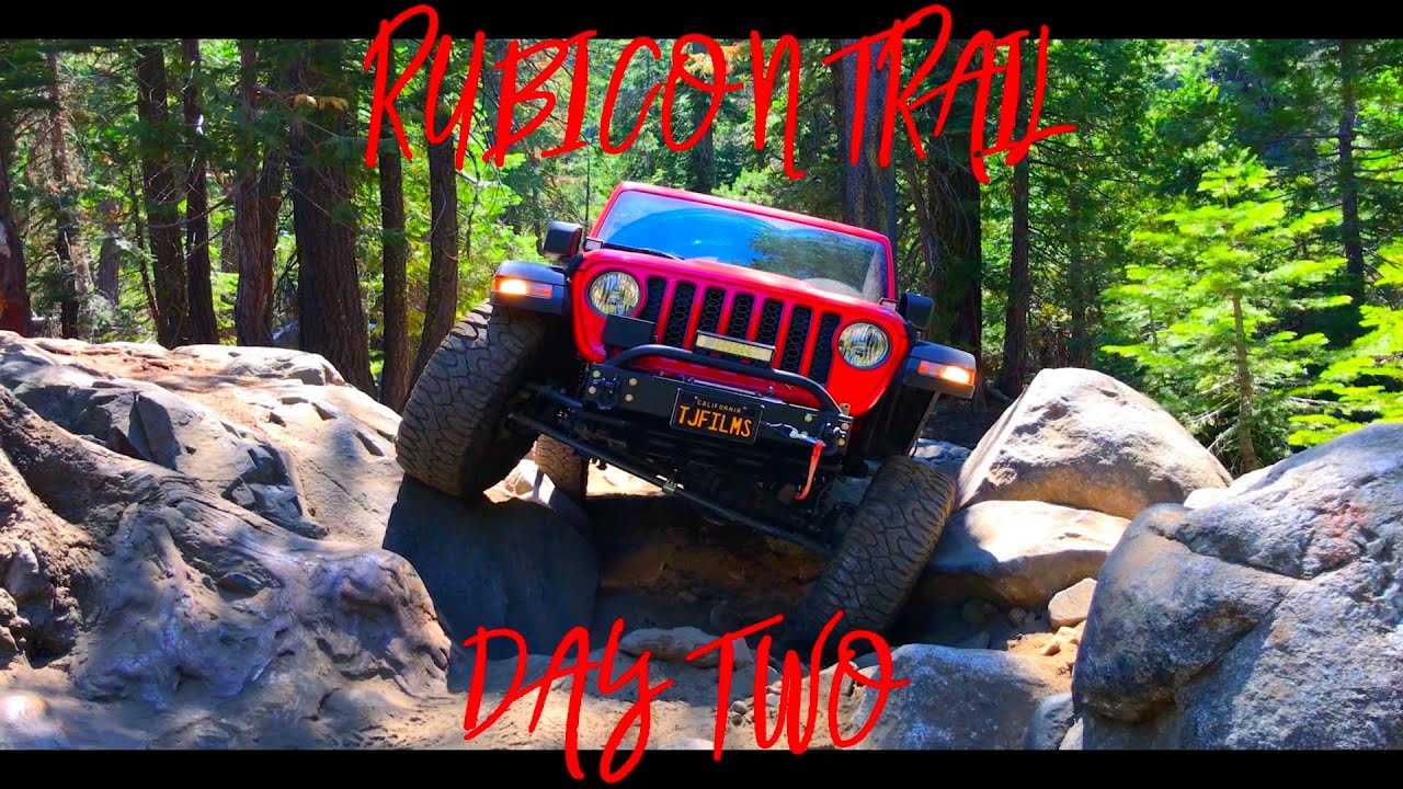 Jeep Gladiator vs Jeep Wrangler on the Rubicon Trail Day 2 Buck Island To Cadillac Hill