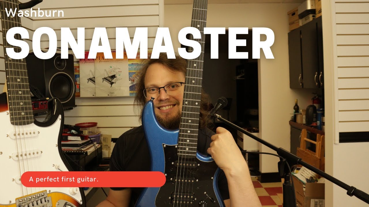 A great option for any new guitarist, the Washburn Sonamaster