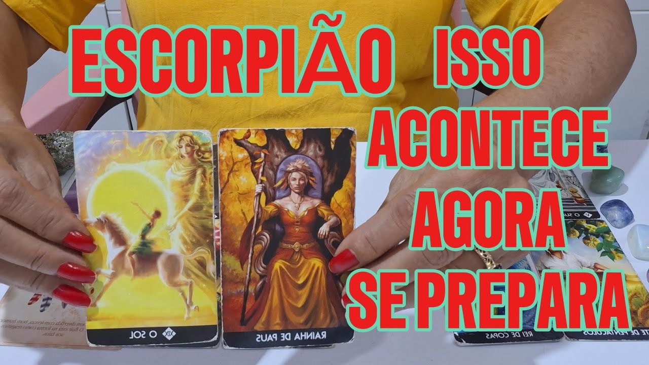 ESCORPIÃO ♏️ SE PREPARA! ISSO É UM SIM! VEM SABER DISSO😮 AGORA POIS VAI 🌈ACONTECER! EMUDA TUDO.