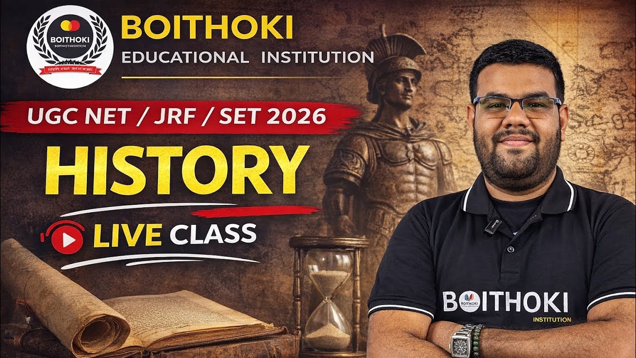 UGC NET History Live Class 2026 | NET JRF History Preparation | WB SET History 