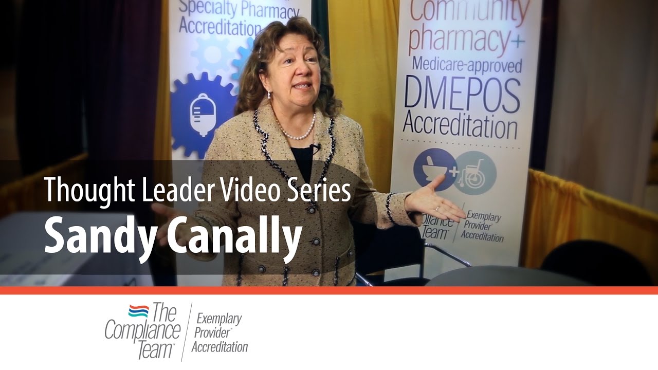 Describe The Compliance Team&rsquo;s community pharmacy accreditation program | Sandy Canally