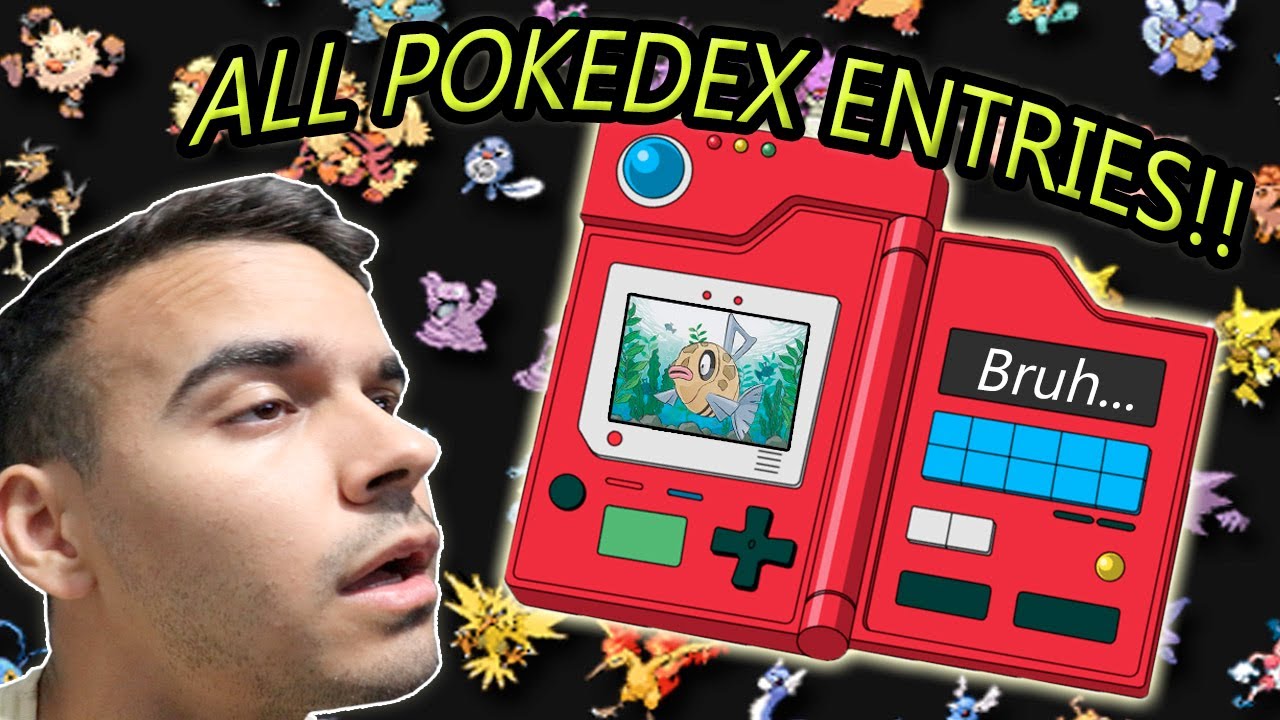 I Read The ENTIRE Pokedex in One Sitting....