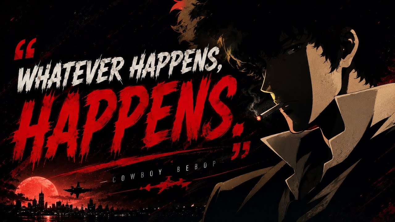 COWBOY BEBOP BEST SPEECH/BEST QUOTE | [ ENGLISH DUB ][Spike Spiegel speech]