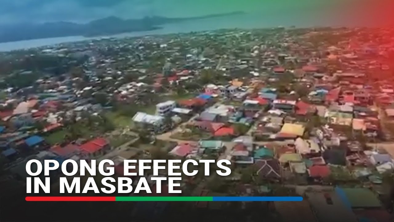 Aerial survey in Masbate shows destruction brought by Typhoon Opong | ABS-CBN News