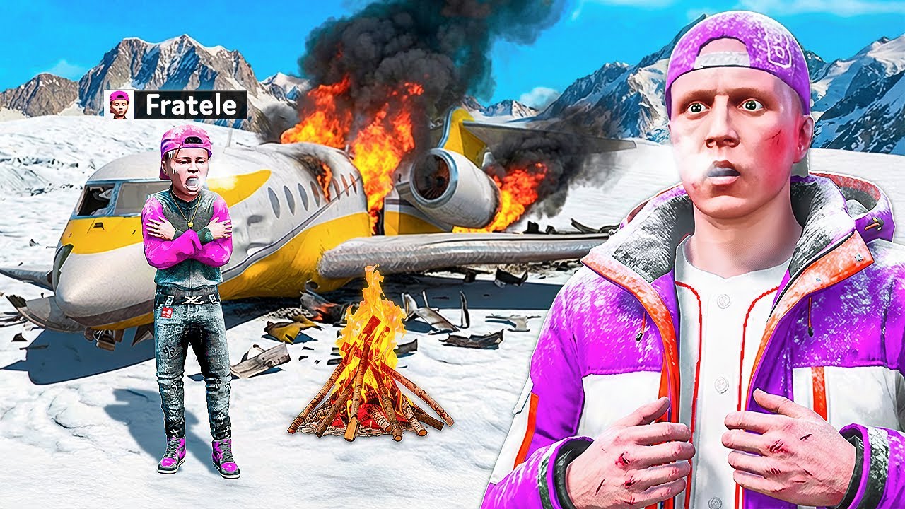 Ne-am PRABUSIT cu AVIONUL in MUNTII INGHETATI in GTA 5!