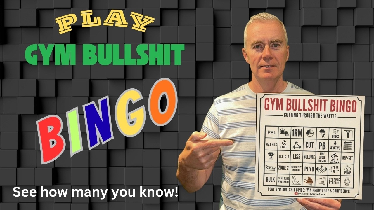 Gym Bullshit Bingo - See how many you know!